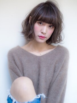 ロンドプランタン 恵比寿(Lond Printemps) 大人かわいいフリンジウェーブフレンチボブ