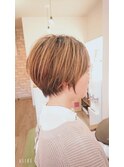 【hair design miel】ハイライトショート