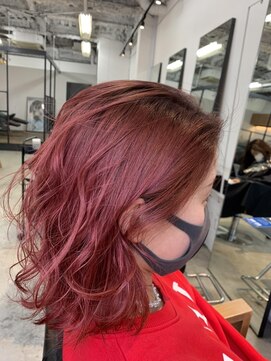 ナンバースリー 溝の口店(Number Three) チェリーピンク【N°3hair lounge溝の口】