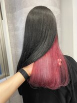 ルーブ トウキョウ(Loob. TOKYO)&nbsp;インナーカラーピンク【池袋.髪質改善.インナーカラーブリーチ】
