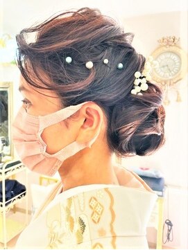 デザインヘアーピアジェ 八木店(DESIGN HAIR PIAGET) ☆2021ピアジェ卒業式☆最新アップスタイル＆着付☆