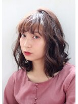 クシュ 所沢西口プロぺ通り(kusyu... )&nbsp;カール×セミディ×シアーカラー×姫カット×ダークアッシュ