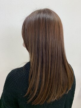 ムース 福島市店(Mousse-88-) ナチュラルストレート ソフトベージュ