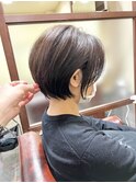 丸みショート/前髪/顔周りカット/透明感/20代30代40代50代