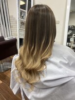 アーチフォーヘア 心斎橋店(a-rch for hair)&nbsp;エクステでバレイヤージュ