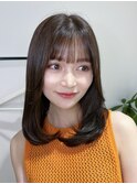 (縮毛矯正/髪質改善/ロングヘア/前髪/韓国レイヤー/小顔)
