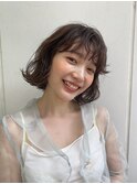 ナチュラルパーマボブ