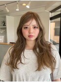 10代20代韓国スタイルハニーブロンド ブリーチカラー