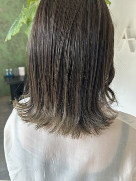 ジャガラ 千葉駅北口店(JAGARA) オリーブ×裾カラー【千葉・千葉駅・千葉駅北口】