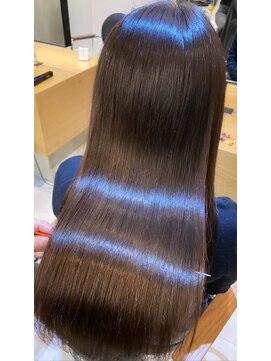 ジーナ 船橋(Zina) 髪質改善＊ロングレイヤーグレーベージュ＊美髪【Zina船橋】