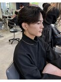 メンズ毛流れパーマ　ナチュラルパーマ　ニュアンスパーマ