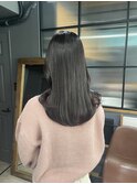 ラベンダーブラウン/暗髪/髪質改善/韓国巻き/清澄白河/錦糸町