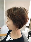 大人可愛いショートボブ2503