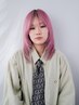 【ダブルカラー最上級保湿ケア】ケアブリーチWカラー＋リンゴ幹細胞8step付き