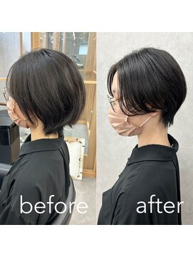 ヘアサロン ドットプラス 町田店(dot. plus) 【中西里美】ハンサムショート/骨格修正/夏アレンジ町田