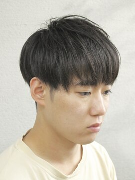 ミッドシー(mid-c) 束感マッシュ［メンズカット/メンズマッシュ/眉カット］