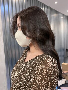 ジーナ 船橋(Zina) 髪質改善＊ロングレイヤーグレーベージュ＊美髪【Zina船橋】