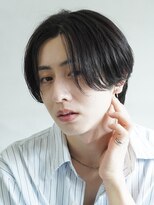 フィフスパーク(fifth PARK)&nbsp;フェザーパーマニュアンスパーマメンズセンターパートウルフ渋谷