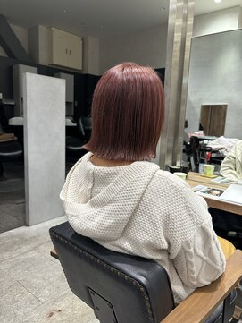 アヴァンス セブンパーク天美 松原店(AVANCE.) トレンドカラー×切りっぱなしボブ