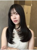 ハイレイヤー/ミディアム・ロング/20代/30代/顔周りレイヤー