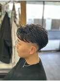 #MEN’S HAIR#サーフカール#刈り上げセンターパート#船橋