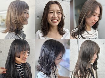 アチーブティルスマートサロン 豊川末広通店(achieve till Smart Salon)の写真/【豊橋・豊川/achieve3店舗目！milbon smart salon】印象を決める前髪も1ミリ単位でこだわります◎