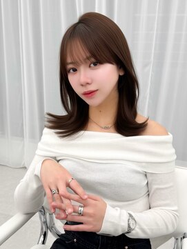 アマトウキョウスマートサロン(AMA TOKYO×Smart Salon) くびれレイヤー/顔まわりカット/レイヤーカット/小顔ヘア