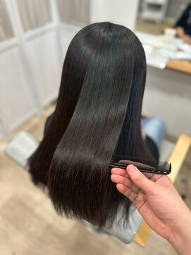 coeオリジナル☆毎日簡単スタイリング☆ナチュラルストレート