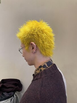 エルミタージュ(HERMITAGE) スパイキーショート×イエロー