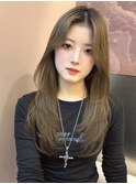 韓国顔周り/ハイレイヤーカット/ワンホンレイヤー/池袋