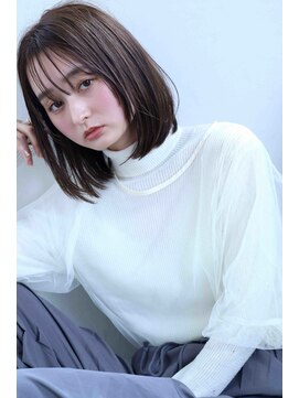 グリーン レーベル 川崎店(Green label) ナチュラル可愛い内巻きボブ