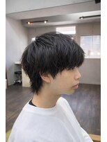 メンズ レオ 天六店(men's LEO)&nbsp;くせ毛活かしナチュラルウルフ