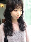 [HIDETO]ラベンダーカラー レイヤーカット