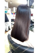 エルモア美容室 つるりんちょ髪質改善美しい潤い極上のツヤ髪カラー