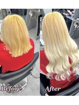 スタイル 横浜(STYLE)&nbsp;【上杉担当】ブリーチ抜きっぱなし＋ロングシールエクステ