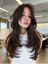 シュガソル 元町三宮(syugasol)&nbsp;着物ヘア/大人ガーリー/ダークアッシュ/似合わせカット/元町