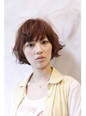 動きのあるボブが好きな方にオススメです。