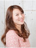 大人っぽさMIXのオルチャンヘア