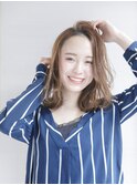 20代30代40代50代/前髪/マチルダボブ/インナーグレージュ/銀座