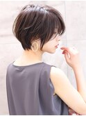 ショートボブ髪型20代30代40代50代前髪あり前髪無し面長丸顔