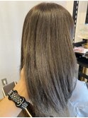 透け感アッシュ