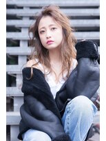 オースティン 流山おおたかの森(AUSTIN)&nbsp;大人かわいい前髪セシルカットココアブラウンフリンジウェーブ