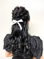 バブルス 新所沢店(BUBBLES)&nbsp;大人可愛いハーフアップ