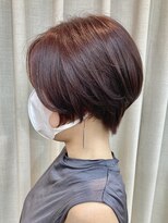 ヘアサロン ハクギンザ(hair salon haku GINZA)&nbsp;【haku/川口】ショート×ピンクベージュ【銀座/銀座5丁目】