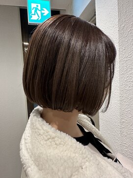 シエル エマージュ 松戸(CIEL Emerge) ミニボブ 透明感ブラウン