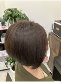 【B'ｓ】30代40代50代人気◎ 艶×ナチュラルブラウン/ショート