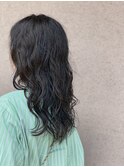 波巻きパーマ/くせ毛風パーマ/波巻きロング