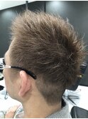 白髪ぼかし×ジェットショート