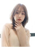 韓国レイヤーくびれシースルーバング小顔似合わせカット