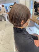 おさまり◎丸みショートボブ